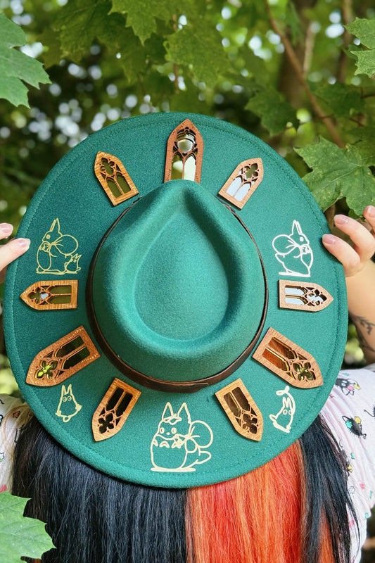 Totoro's Forest - OOAK Halo Hat