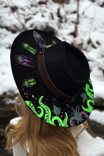 Beware the Sea Witch OOAK Halo Hat