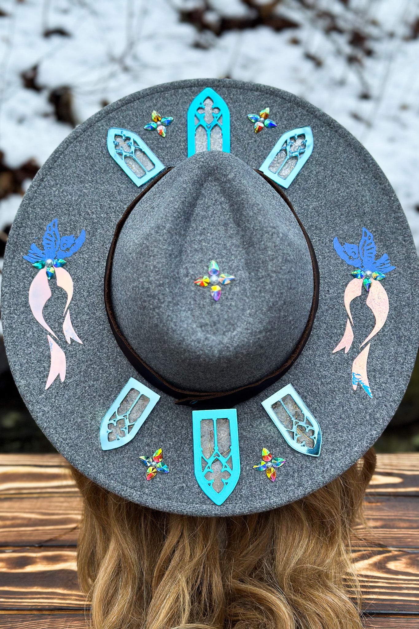 The One That Fits OOAK Halo Hat