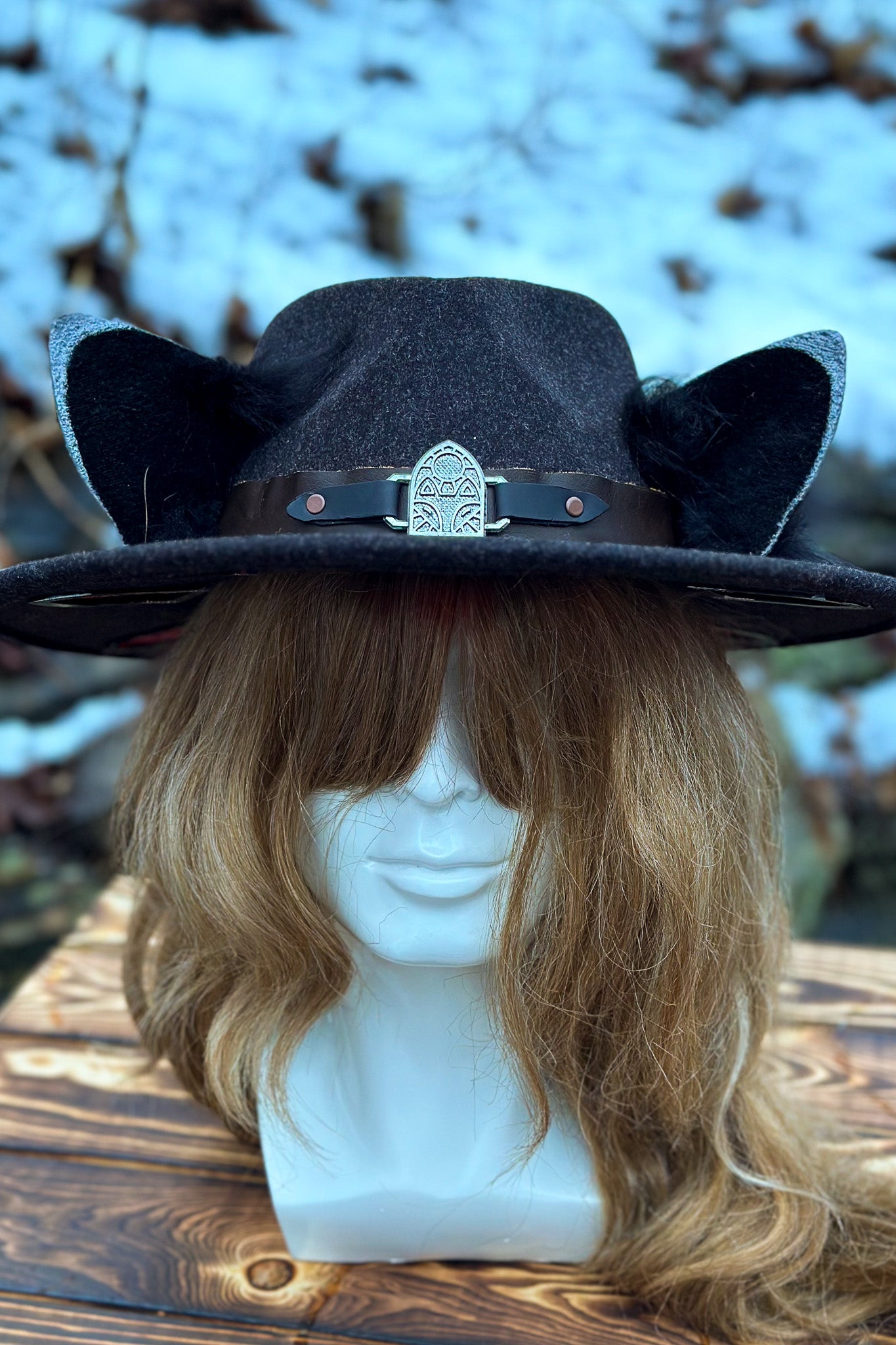 Who's Afraid of the Big Bad Wolf OOAK Halo Hat