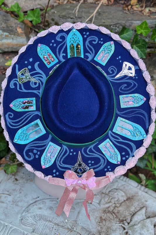 "The Little Saphire's Sketchbook" - OOAK Halo Hat