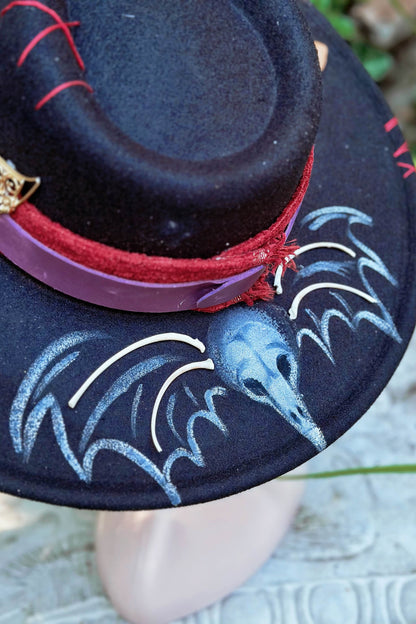 "A Very Creepy Lady" - OOAK Halo Hat