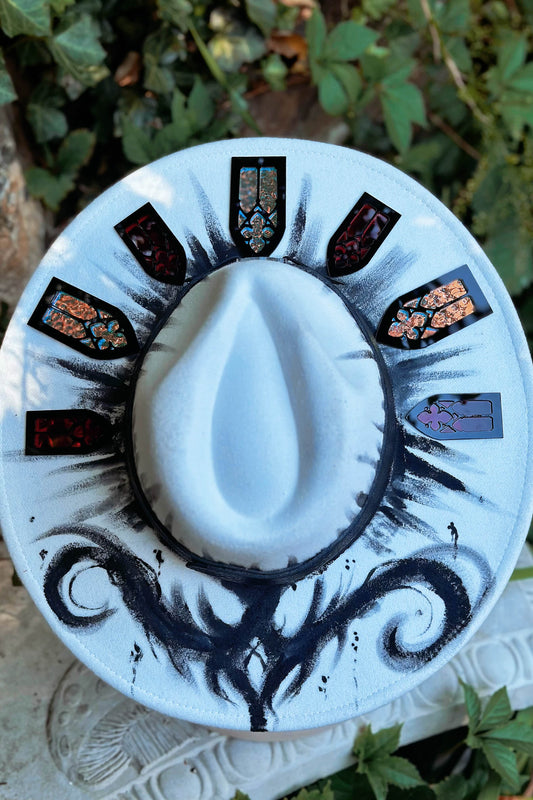"The Doomed Acolyte" - OOAK Halo Hat