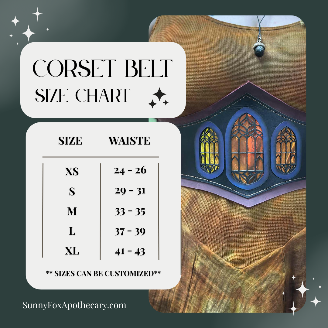 “Master of the Dice" - OOAK Corset Belt - Size LARGE
