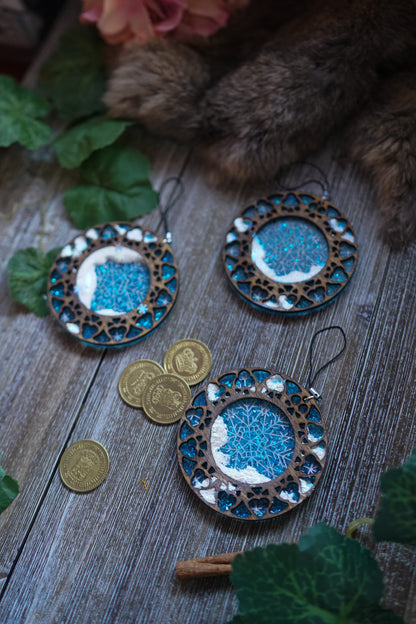 Icewind Dale Frosted Glass Ornaments