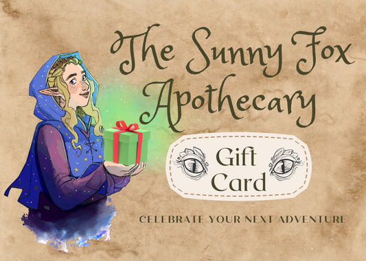 The Sunny Fox Apothecary Gift Card